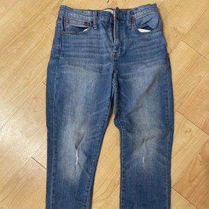 Madewell High Rise Slim Crop Boy Jean (size 26)